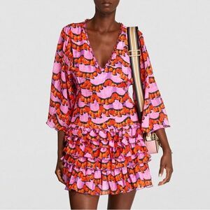 NWT La DoubleJ Liberance Ciclamino Jeannie Mini Dress XS